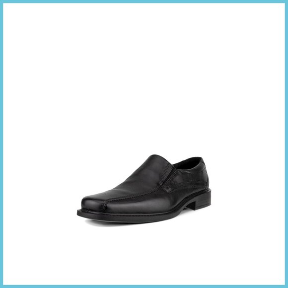 Full Grain Leather Slip-On Loafers with Bicycle Toe